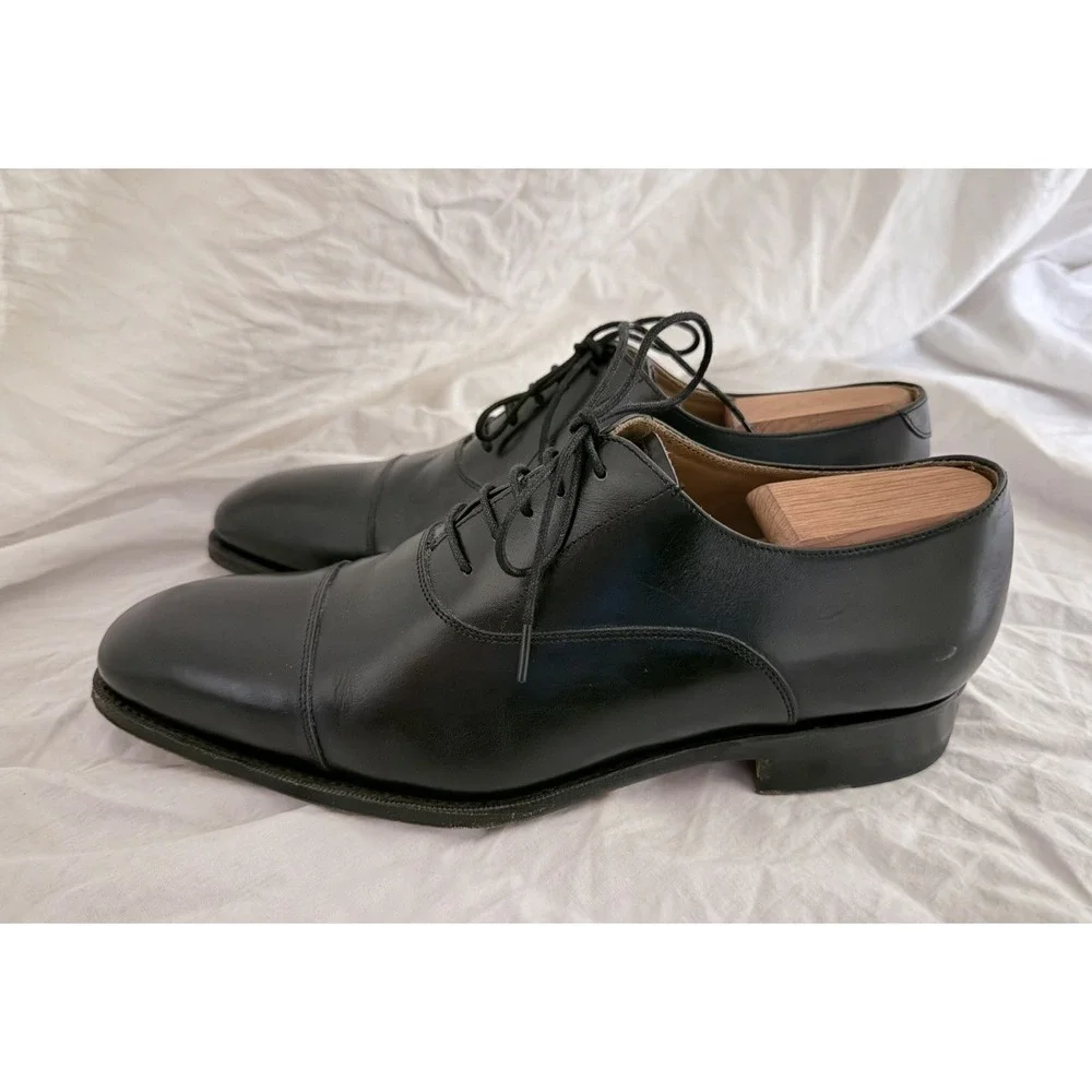 Meermin - Black Cap Toe Oxford Dress Shoes - US 9 (UK 8) - 101534